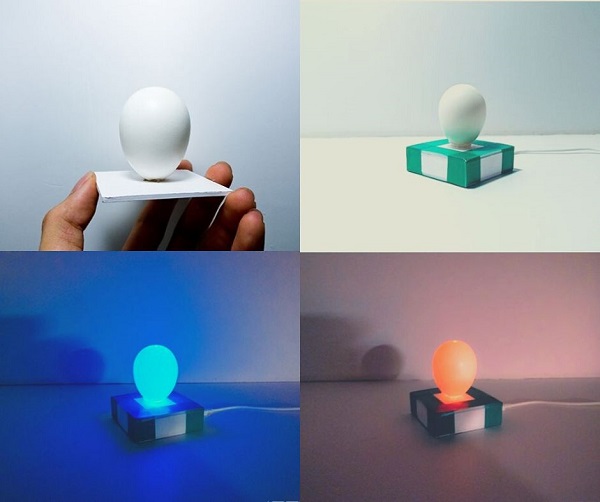 Cách làm đèn ngủ mini từ vỏ trứng